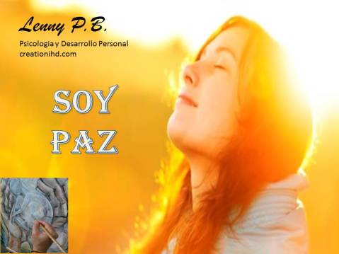 Solo habra paz mundial cuando cada persona sea paz!!!