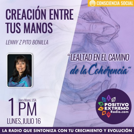 CREACION ENTRE TUS MANOS LUNES JULIO 16