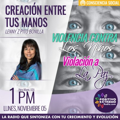 CREACION ENTRE TUS MANOS LUNES NOVIEMBRE 05