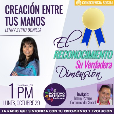 CREACION ENTRE TUS MANOS LUNES OCTUBRE 29